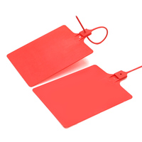 PN-PS2107 Scellé de sécurité en plastique pour compagnies aériennes, scellé de bagage jetable en plastique avec nom et code-barres personnalisés