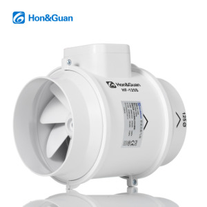 מאוורר צינור קטן Hon&Guan 125 מ\\\"מ, ביצועים טובים, 2600 סל\\\"ד, ABS, מאוורר חשמלי לשאיבת אוויר, לשימוש ביתי ומטבח - Product Image 2