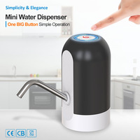 Pompe à eau portable automatique pour bouteille de 5 gallons, avec support en plastique pour RV et bureau, rechargeable par micro-USB, pour eau froide