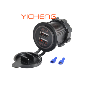 Cargador USB Doble para Coche con <span class=keywords><strong>Luz</strong></span> LED de 3.1A y 12v - Product Image 3