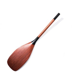 Pagaie télescopique en trois sections en fibre de carbone, 175-210 cm, couleur bois foncé, portable, pour lacs, rivières, Stand Up Paddleboarding - Product Image 3