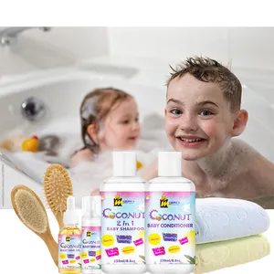Calms shampoo infantil para pele seca e couro cabeludo, shampoo 2 em 1 para crianças, lavagem corporal, cuidados com o cabelo