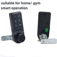 Cerradura Digital de Código Fácil de Instalar para Cajones, Cerradura Electrónica con Interruptor Giratorio para Armarios de Personal y Zapateros