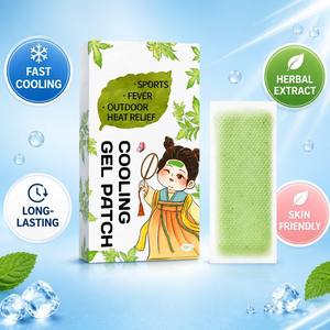 Parche de Gel Refrigerante de Hidrogel para Aliviar la <span class=keywords><strong>Fiebre</strong></span> en Niños y <span class=keywords><strong>Adultos</strong></span>, Almohadilla Refrescante para la Frente, Reduce la <span class=keywords><strong>Fiebre</strong></span>, OEM - Product Image 4