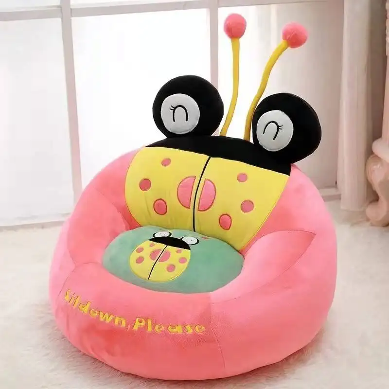 Custom kids fluffy toy living room chair cover bean bag chair for girls small bean bag chair