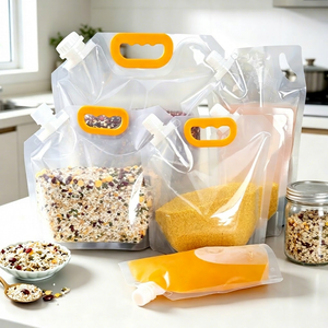 Custom Pattern 10L Convenient Pour Spout <b>Bag</b> Clear Visible For Outdoor Adventure Grain Keeping Use - Product Image 1