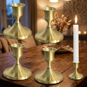 <b>Stick</b> Taper Tealight Iron Pillar <b>Candle</b> Holder Handmade Wedding Home Decoration - Product Image 4