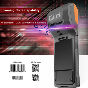 Mini escáner de código de barras POS móvil multifuncional 6 pulgadas Android <span class=keywords><strong>PDA</strong></span> impresora de papel térmico integrada NFC <span class=keywords><strong>WiFi</strong></span> de mano - Product Image 4