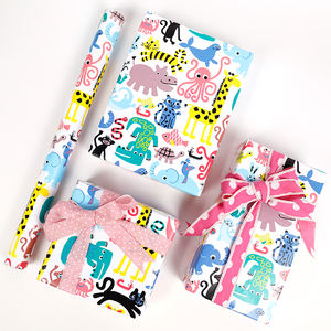 2025 papel de regalo de cumpleaños para niños 43*300 cm embalaje de papel de regalo - Product Image 3