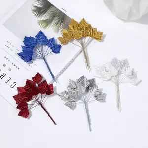 Wholesale artificial leaves DIY material For Craft small decorative flower bouquet For home decoration