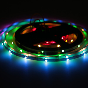 Mini tira de LED RGBW 30LEDs Sk6812 3535 5mm Estrecho 1M Longitud Cortable IP67 Conectividad USB WS2812B IC Tipo 5VDC 6500K-2700K - Product Image 3