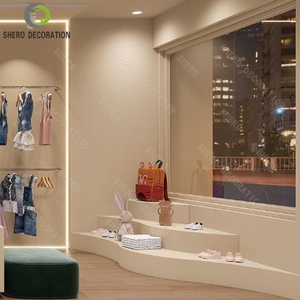Custom Clothing Display Fixture Wall Mounted Metal Clothing Display Rack Clothing Store Furniture Garment Stand For Clothes - Product Image 5