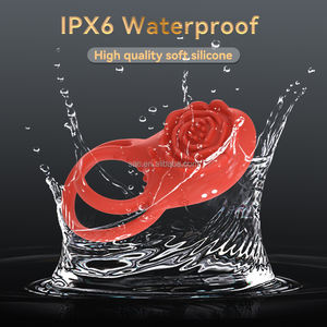 Sacknove <span class=keywords><strong>Fancy</strong></span> Man Stimulator Rose Dildo Vibrator 8 Speed Oplaadbare Penis Masturberen Ejaculatie Vertraging <span class=keywords><strong>Cock</strong></span> <span class=keywords><strong>Ring</strong></span> Seksspeeltje - Product Image 6