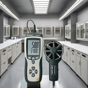 Anemómetro Termoeléctrico Metravi AVM-09 CFM CMM con Manómetro Integrado, Resolución de 0.01m/s, Rango de Temperatura de 0~50, Material de PVC, 0.40 M/s AVM- - Product Image 2