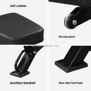 Zoshine panca con manubrio pieghevole in acciaio con inclinazione regolabile e caratteristiche di sicurezza per il Bodybuilding domestico - Product Image 4