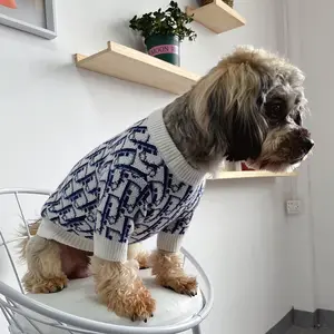 Maglione per animali domestici primavera ed estate alla moda di marca di lusso