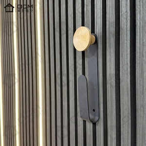 Panneaux acoustiques en bois à lattes ignifuges avec étagère pour auditoriums Absorption acoustique <span class=keywords><strong>HPD</strong></span> disponible et choix de construction sain - Product Image 1