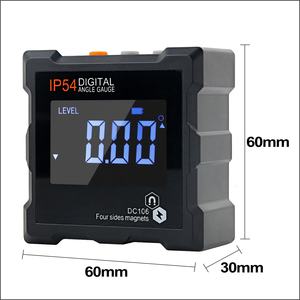 Nouveau compteur <span class=keywords><strong>d</strong></span>'<span class=keywords><strong>angle</strong></span> de jauge de niveau de rapporteur numérique avec base magnétique IP54 <span class=keywords><strong>LED</strong></span> inclinomètre boîte de biseau numérique règle <span class=keywords><strong>d</strong></span>'<span class=keywords><strong>angle</strong></span> numérique en - Product Image 5