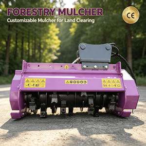 Broyeur forestier robuste pour excavatrice, accessoire professionnel pour la création de ceintures anti-incendie forestiers - Product Image 3