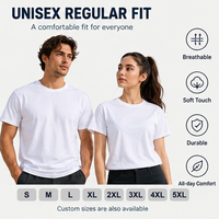 Kaos Unisex DG001 180gsm Katun Tebal Berkualitas Tinggi, Kaos Polos untuk Custom, Taktikal, Latihan Outdoor, Seragam Kerja