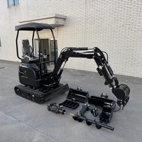 Mini-excavatrice à chenilles diesel de 1,6 tonne avec moteur Euro 5, livraison gratuite, mini-excavatrice agricole de petite taille à vendre