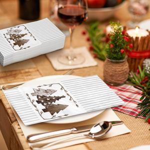 <span class=keywords><strong>Serviettes</strong></span> en papier personnalisées avec logo imprimé pour les fêtes de Noël, les <span class=keywords><strong>d</strong></span>îners de fête, les fêtes <span class=keywords><strong>d</strong></span>'<span class=keywords><strong>invités</strong></span> - Product Image 4