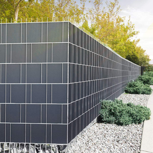 Dải màn hình hàng rào sự riêng tư hàng rào Băng 19cm * 35m 20 clips nhựa PVC tráng tùy chỉnh DIY cài đặt vườn PVC 600 cuộn tự do - Product Image 5