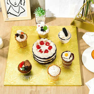 Bán buôn đế bánh hình tròn, vuông, chữ nhật, kích thước 3-18 inch, độ dày 3-12mm, chất liệu MDF, khay bánh sóng - Product Image 3