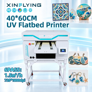 Imprimante UV à plat XinFlying 40*60cm avec tête EPS I3200U1-HD et système de mesure automatique de la hauteur haute précision - Product Image 1
