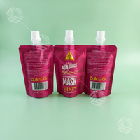 Sachet Doypack imprimé personnalisé avec bec verseur, finition mate ou brillante, 50ml 100ml, Sachets Doypack Mylar avec bec verseur