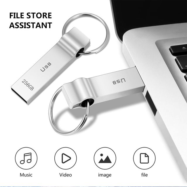 Wholesale Custom Logo Metal USB 2.0 8GB-256GB Flash Drive-CE/FCC/RoHS Certified 2-Year Warranty Bulk Storage Devices