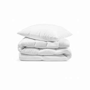 Varol King Queen <b>Single</b> Duvet Pillow <b>Set</b> Soft Cotton Polyester Plain Solid Printed for Home Wedding Hotel Bedroom Disposable - Product Image 2
