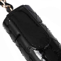Petit organisateur de maquillage portable en cuir PU avec logo personnalisé brillant à lèvres porte-huile liquide mini boîte à cosmétiques étui pour rouge à lèvres