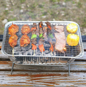 New Design Camping Outdoor Instant <strong>Barbeque</strong> Portable <strong>Disposable</strong> Charcoal BBQ Grill - Product Image 3