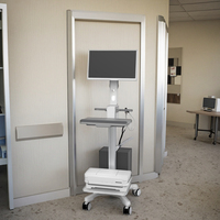 Chariot d'hôpital mobile de style industriel de l'usine de fabrication chinoise Matériau métallique OEM/ODM personnalisé pour divers besoins