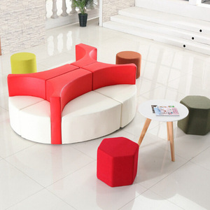 Sofá Modular de Oficina Prosperous Seat XY-815-32, Diseño Combinado para Área de Recepción - Product Image 1