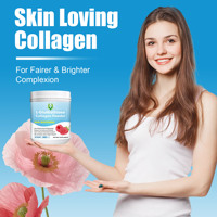 Venta caliente L-glutatión polvo de colágeno con colágeno y vitamina C ayuda a apretar e iluminar la piel facial