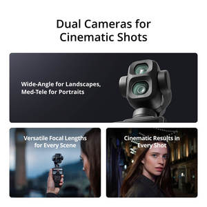 Osmo Pocket 4P, Lente Gran Angular CMOS de 1 Pulgada, Foto <span class=keywords><strong>8K</strong></span>, Video 4K, Seguimiento de Rostros y Objetos, 210 Minutos de Tiempo de Funcionamiento, Cámara Vlog de 3 Ejes - Product Image 3