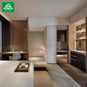 Muebles de Dormitorio de Hotel de Tendencia 2020, Muebles de Dormitorio Modernos de Madera Maciza de Fresno para Fabricante de Muebles de Hotel de 5 Estrellas - Product Image 2