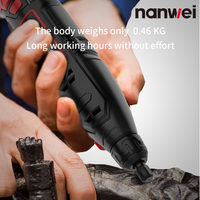 Broyeur électrique rechargeable pour le bricolage, mini perceuse rotative à gravure fine avec câble de données USB