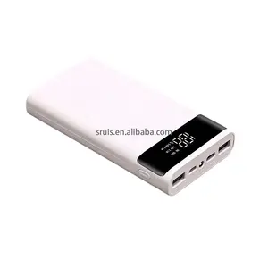 18650 fai da te carica Power Bank Case Storage Box 20000mAh Dual USB Type C Power Bank Shell Case senza batteria