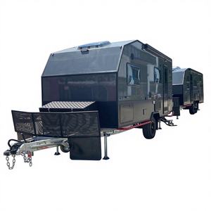 Mini-caravane tout-terrain certifiée CE de 23 pieds avec toilettes pour le camping en plein air - Product Image 1