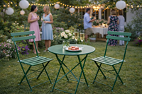 Ensemble bistrot pliant 3 pièces en acier, compact, pour jardin, terrasse et balcon - Vente en gros