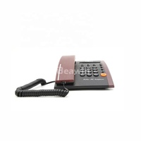 Beawin vaste telefoon met nummerherkenning, speakerphone, wekker, rekenmachine, klassiek design, bedraad