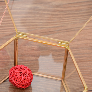 WonderfulPack Scatole Portaoggetti di Lusso in Vetro Trasparente Fatte a Mano per Gioielli, Orecchini, Anelli, Collane, Edizione San Valentino - Product Image 3