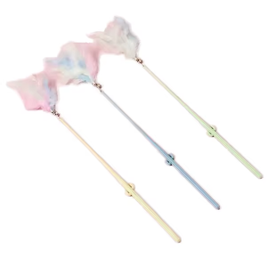 Set di Giocattoli per Gatti in Plastica con Piume, Classico e Moderno, di Alta Qualità, Giocattolo Interattivo Durevole ed Ecologico per Gatti - Product Image 1