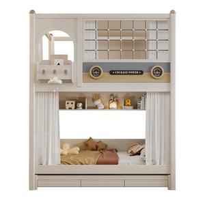 Letti <span class=keywords><strong>a</strong></span> Castello Multifunzionali per Bambini JS, Vendita Calda, con Cassetti e Scale, <span class=keywords><strong>Letto</strong></span> <span class=keywords><strong>a</strong></span> Castello in Legno per Bambini, Set Camera da <span class=keywords><strong>Letto</strong></span> con Tema Cartone Animato - Product Image 6