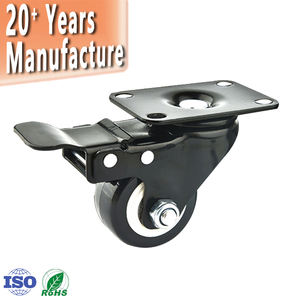 1.5 2 2.5 इंच 40 मिमी 50 मिमी काला लाल सफेद नारंगी छोटे व्हील स्विचवेल स्टेम ट्रॉली कैस्टर - Product Image 3