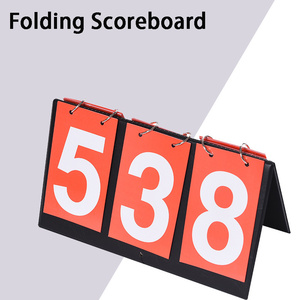 Tableau de bord portable <span class=keywords><strong>Flipper</strong></span> <span class=keywords><strong>Football</strong></span> Score Keeper Tableau de bord à trois chiffres Badminton Table Top Scoreboard <span class=keywords><strong>Flipper</strong></span> - Product Image 2