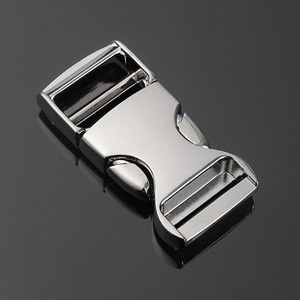 Jiuyuan Metal Buckle 20mm Zinc Alloy Adjustable <b>Pet</b> <b>Leash</b> Webbing Buckle Solid Color Spring 2022 - Product Image 2